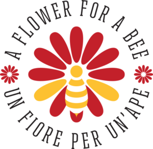 Logo a flower for a bee